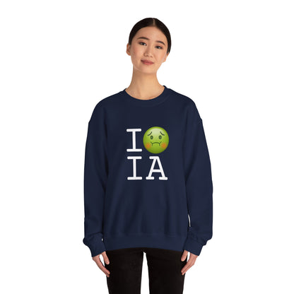 "I'm Nauseous about Iowa" Sweatshirt