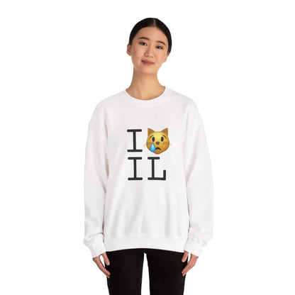 "I'm a Crying Cat about Illinois" Sweatshirt