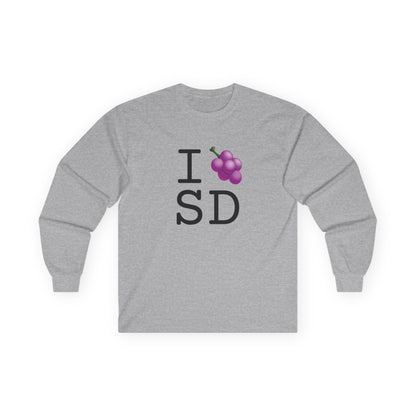 "I Grape South Dakota" Long Sleeve Shirt