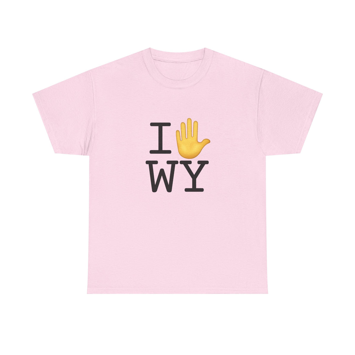"I Stop (Raised Hand) Wyoming" Tee