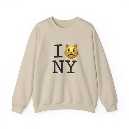 "I'm a Pouting Cat about New York" Sweatshirt
