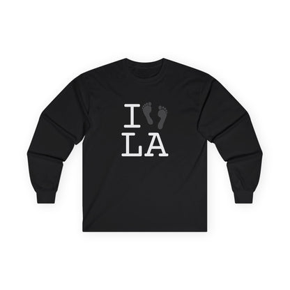 "I leave Footsteps in Louisiana" Long Sleeve Shirt