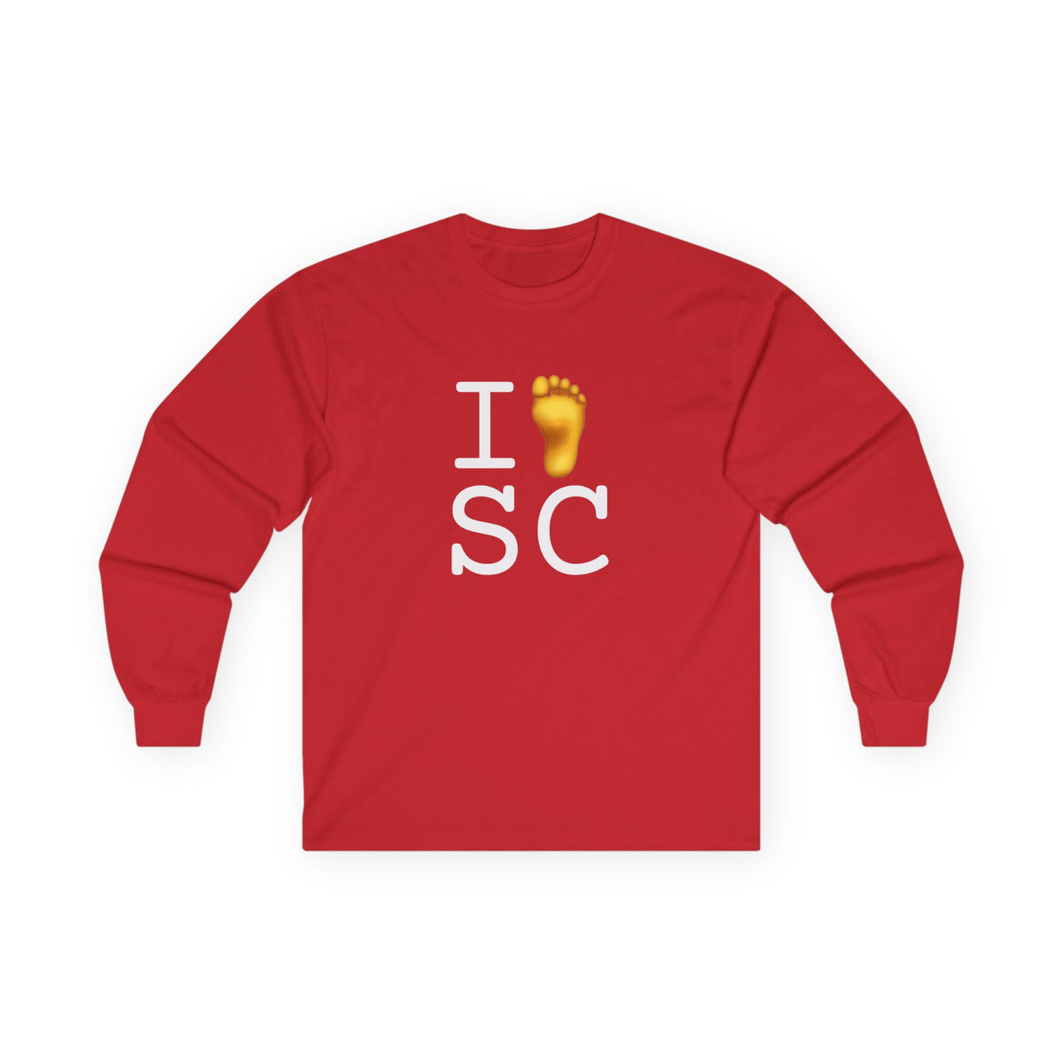"I Foot South Carolina" Long Sleeve Shirt