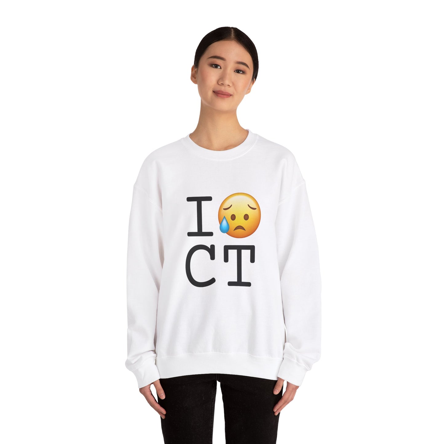 "I'm Sad About Connecticut" Sweatshirt