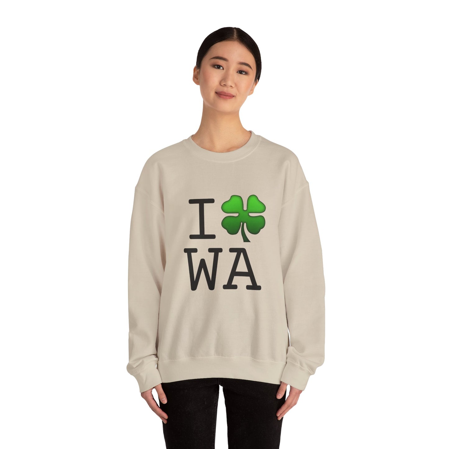 "I'm Lucky (Clover) in Washington" Sweatshirt