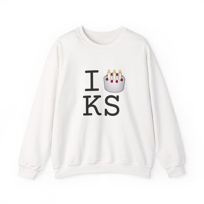"I Birthday Cake Kansas" Sweatshirt