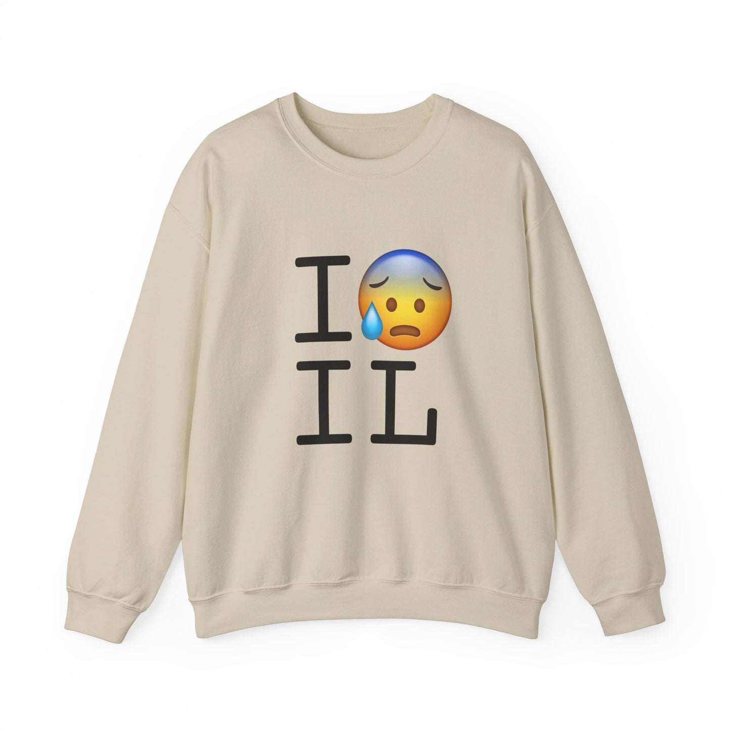 "I'm Anxiously Sweating in Illinois" Sweatshirt