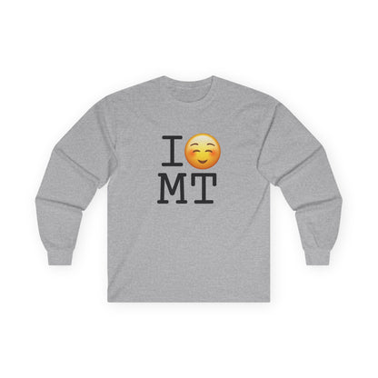 "I Blush at Montana" Long Sleeve Shirt