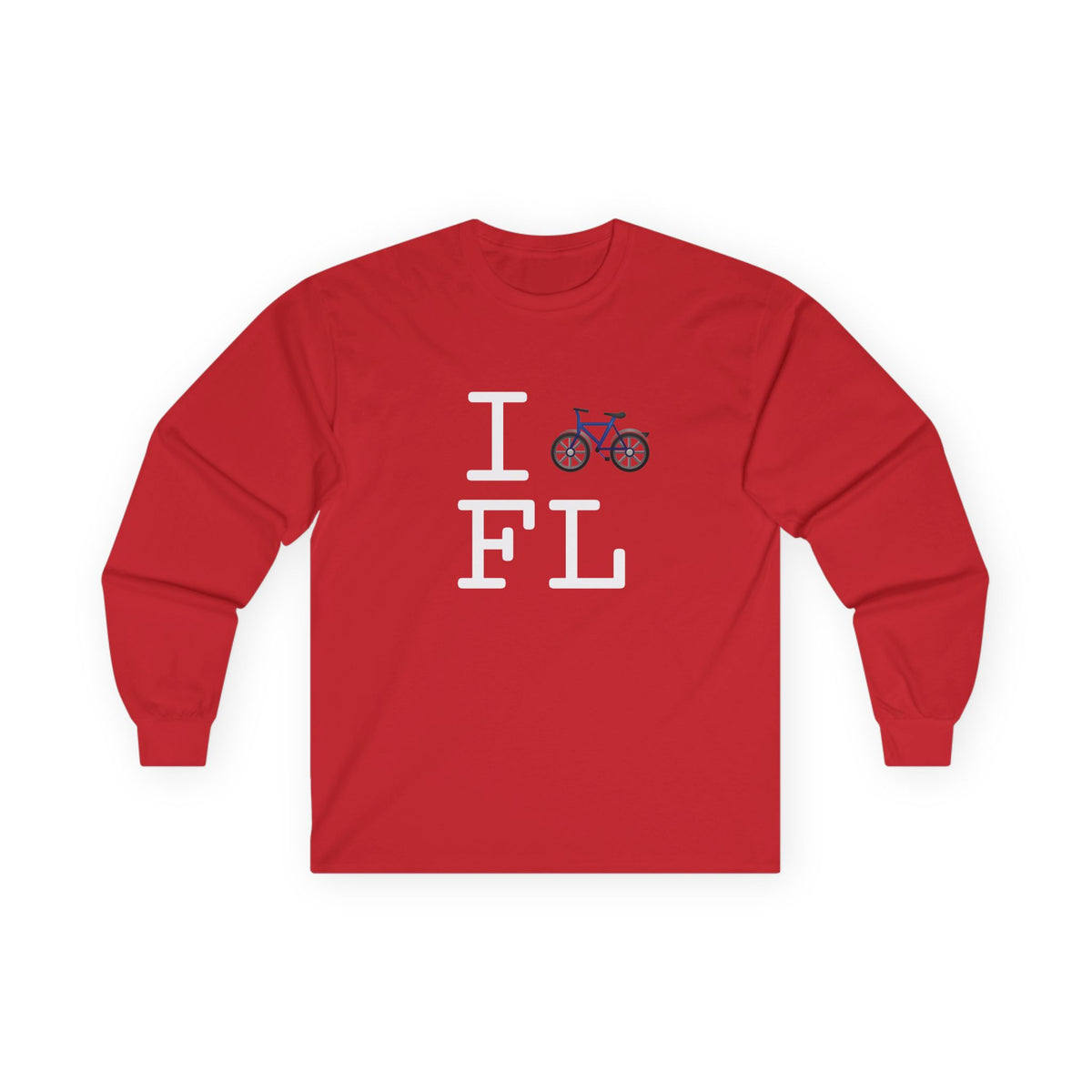 "I Bicycle Florida" Long Sleeve Shirt