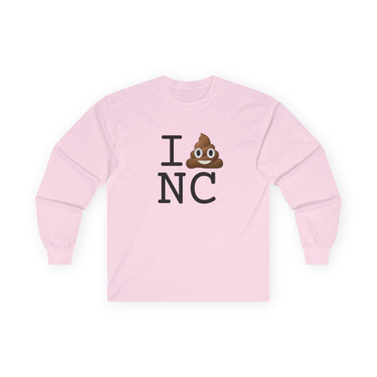 "I Poop in North Carolina" Long Sleeve Shirt