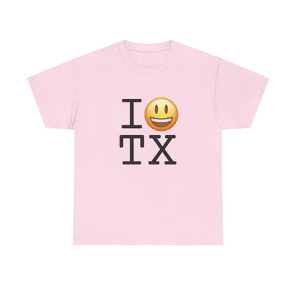 "I'm Happy about Texas" Tee