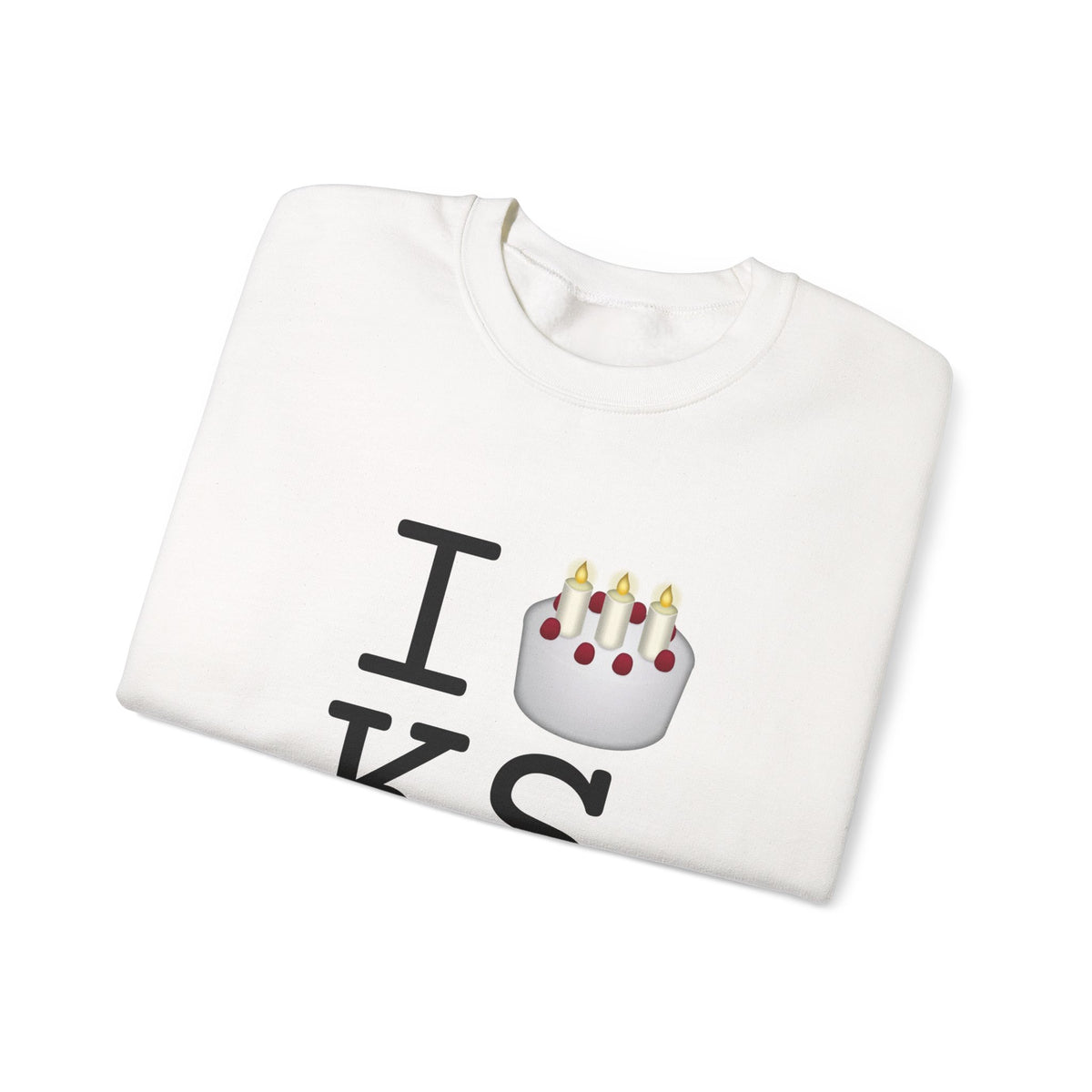 "I Birthday Cake Kansas" Sweatshirt