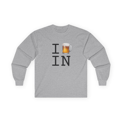 "I Beer Indiana" Long Sleeve Shirt