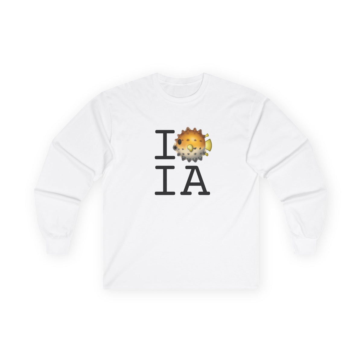 "I Blowfish in Iowa" Long Sleeve Shirt