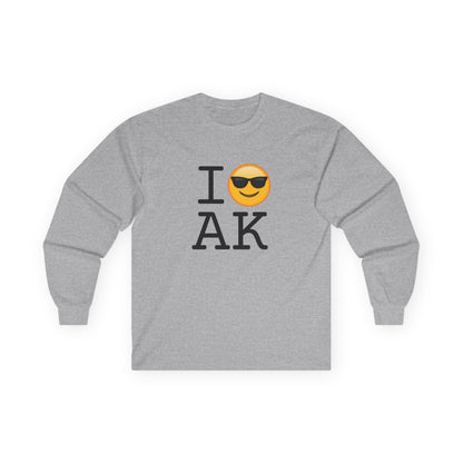 "I'm Cool with Alaska" Long Sleeve Shirt