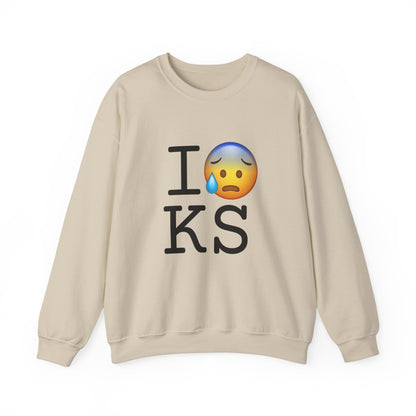 "I'm Anxiously Sweating in Kansas" Sweatshirt