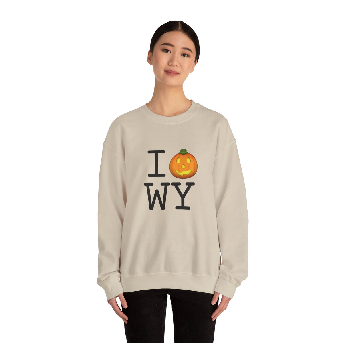 "I Jack-O-Lantern (Pumpkin) Wyoming" Sweatshirt