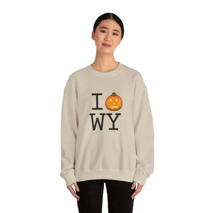 "I Jack-O-Lantern (Pumpkin) Wyoming" Sweatshirt