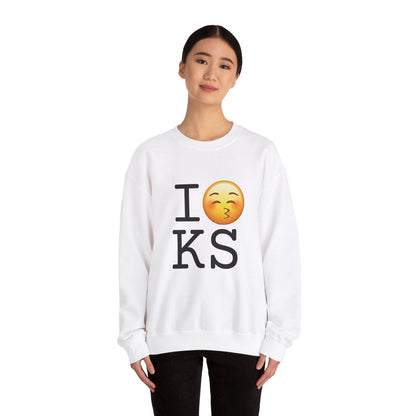 "I Kiss Kansas" Sweatshirt