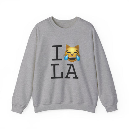 "I'm Laughing like a Cat at Louisiana" Sweatshirt