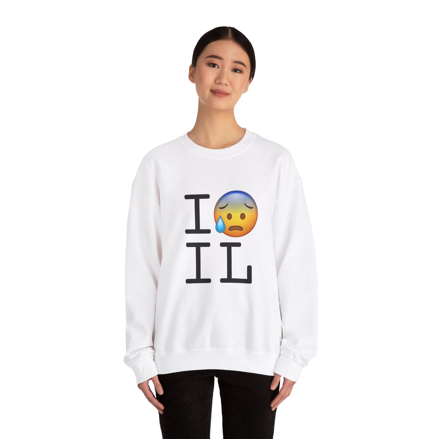 "I'm Anxiously Sweating in Illinois" Sweatshirt