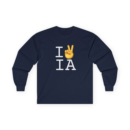 "I Show Peace to Iowa" Long Sleeve Shirt