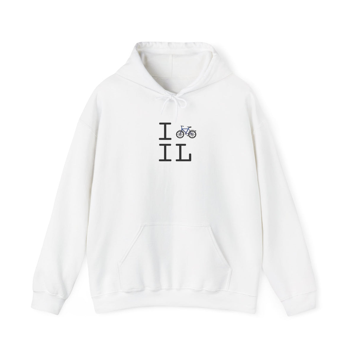 "I Bicycle Illinois" Hoodie