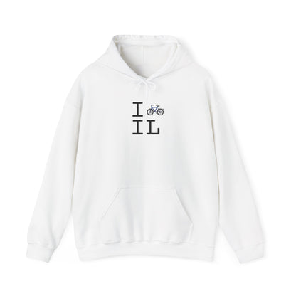 "I Bicycle Illinois" Hoodie