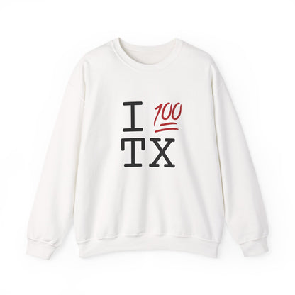 "I Keep it 100 in Texas" Sweatshirt