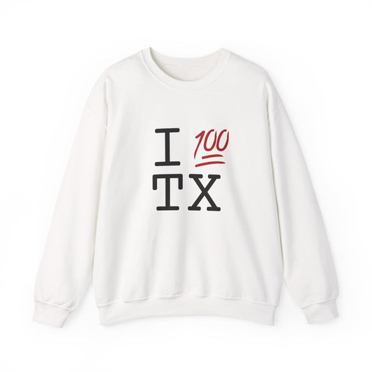"I Keep it 100 in Texas" Sweatshirt