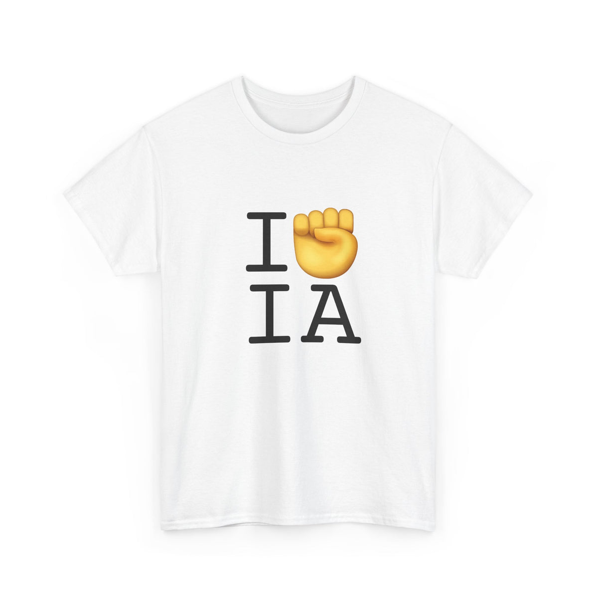 "I Raise my Fist with Iowa" Tee
