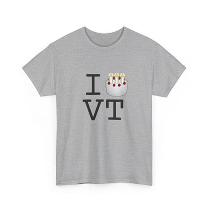 "I Birthday Cake Vermont" Tee