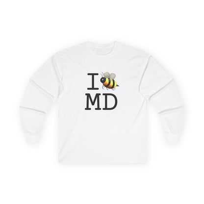 "I Bee in Maryland" Long Sleeve Shirt