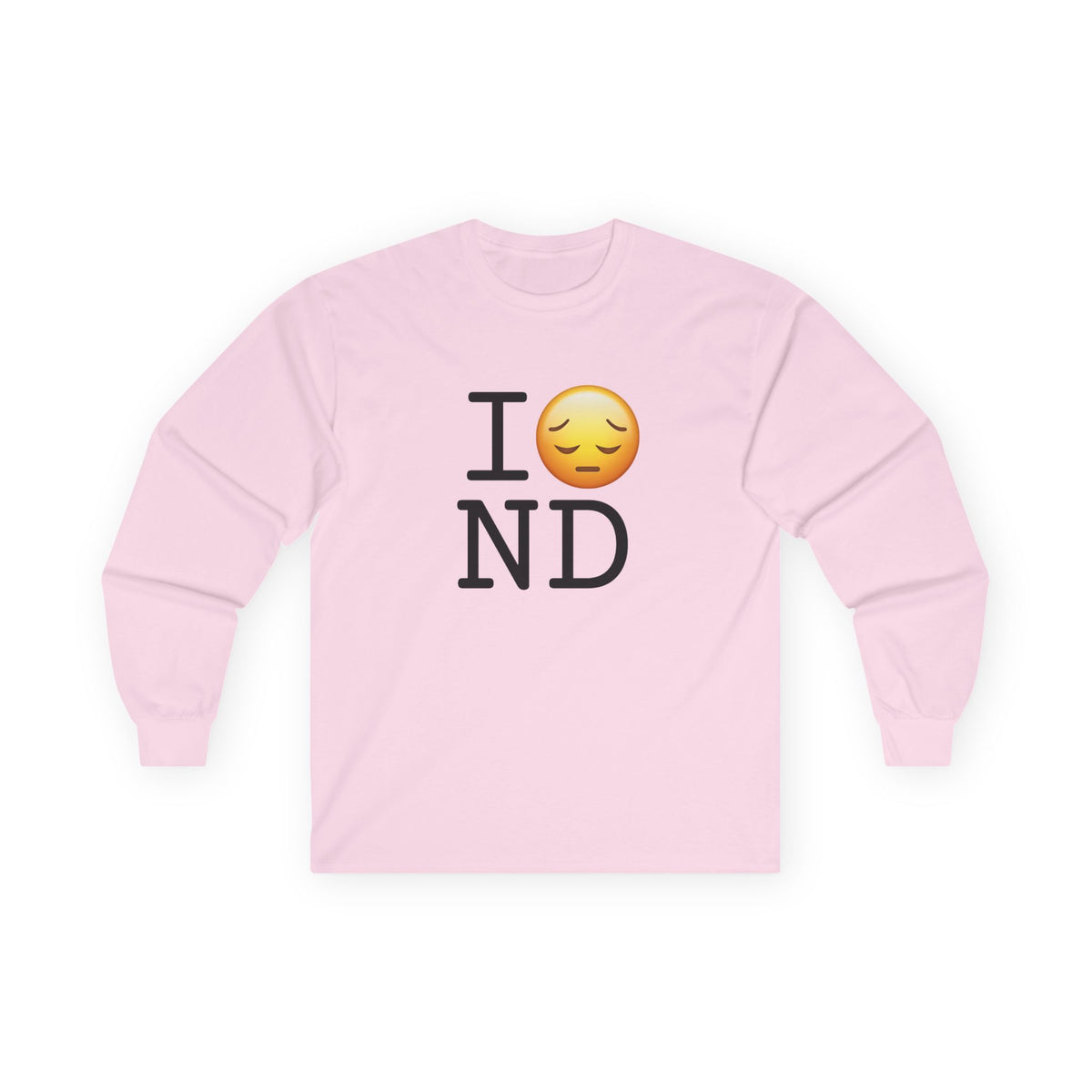 "I'm Depressed about North Dakota" Long Sleeve Shirt