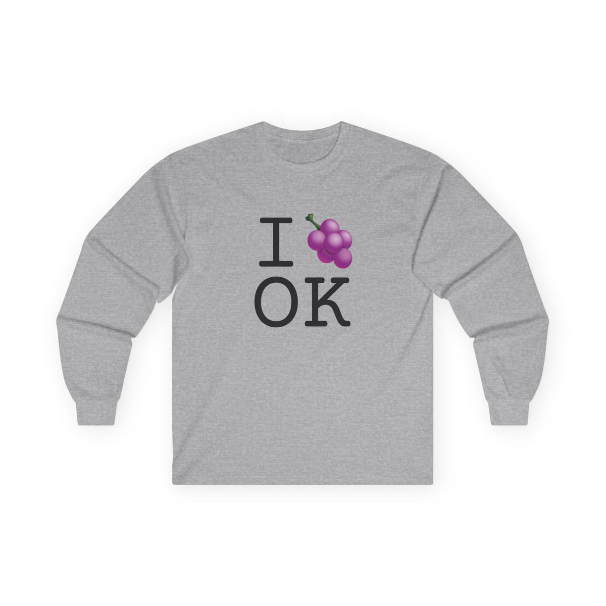 "I Grape Oklahoma" Long Sleeve Shirt