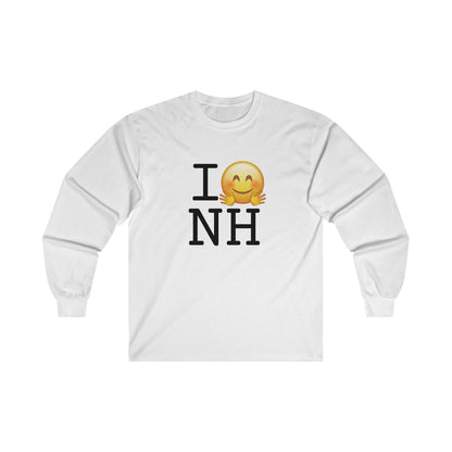 "I Hug New Hampshire" Long Sleeve Shirt