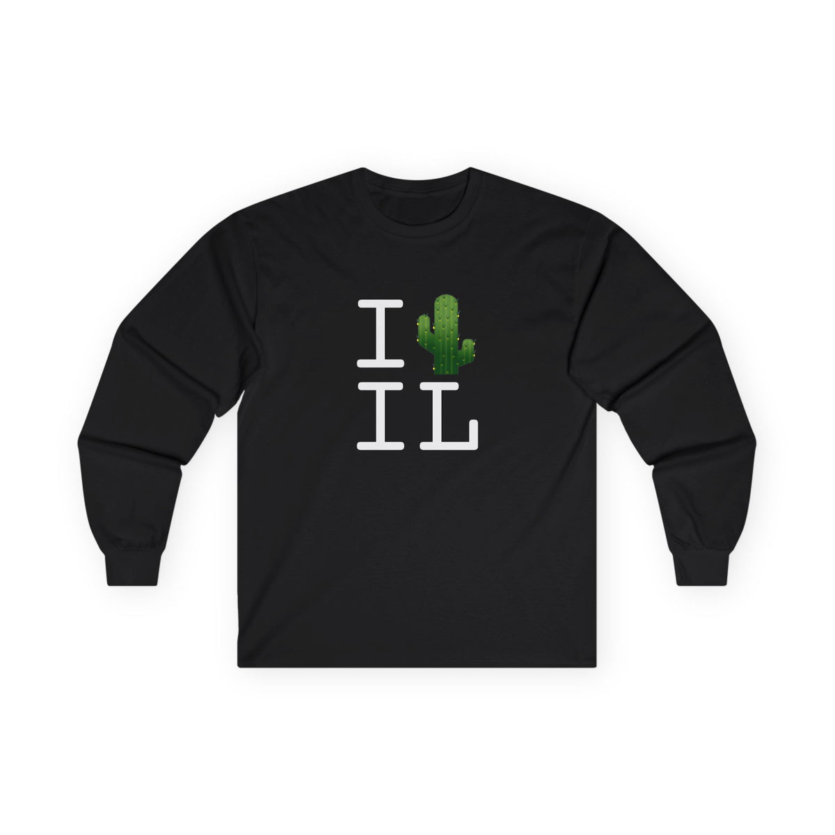 "I Cactus Illinois" Long Sleeve Shirt