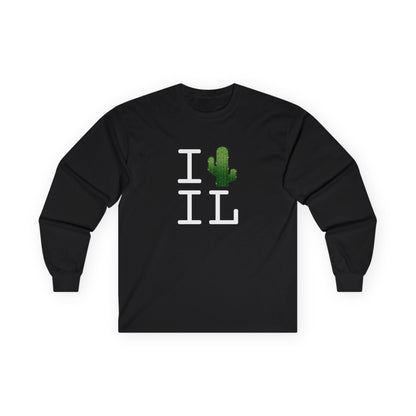 "I Cactus Illinois" Long Sleeve Shirt