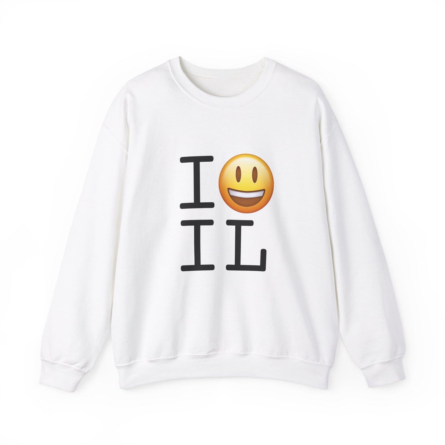 "I'm Happy about Illinois" Sweatshirt