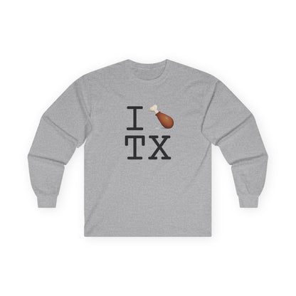"I Chicken Drumstick Texas" Long Sleeve Shirt