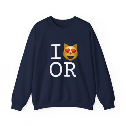 "I'm a Cat that Loves Oregon" Sweatshirt