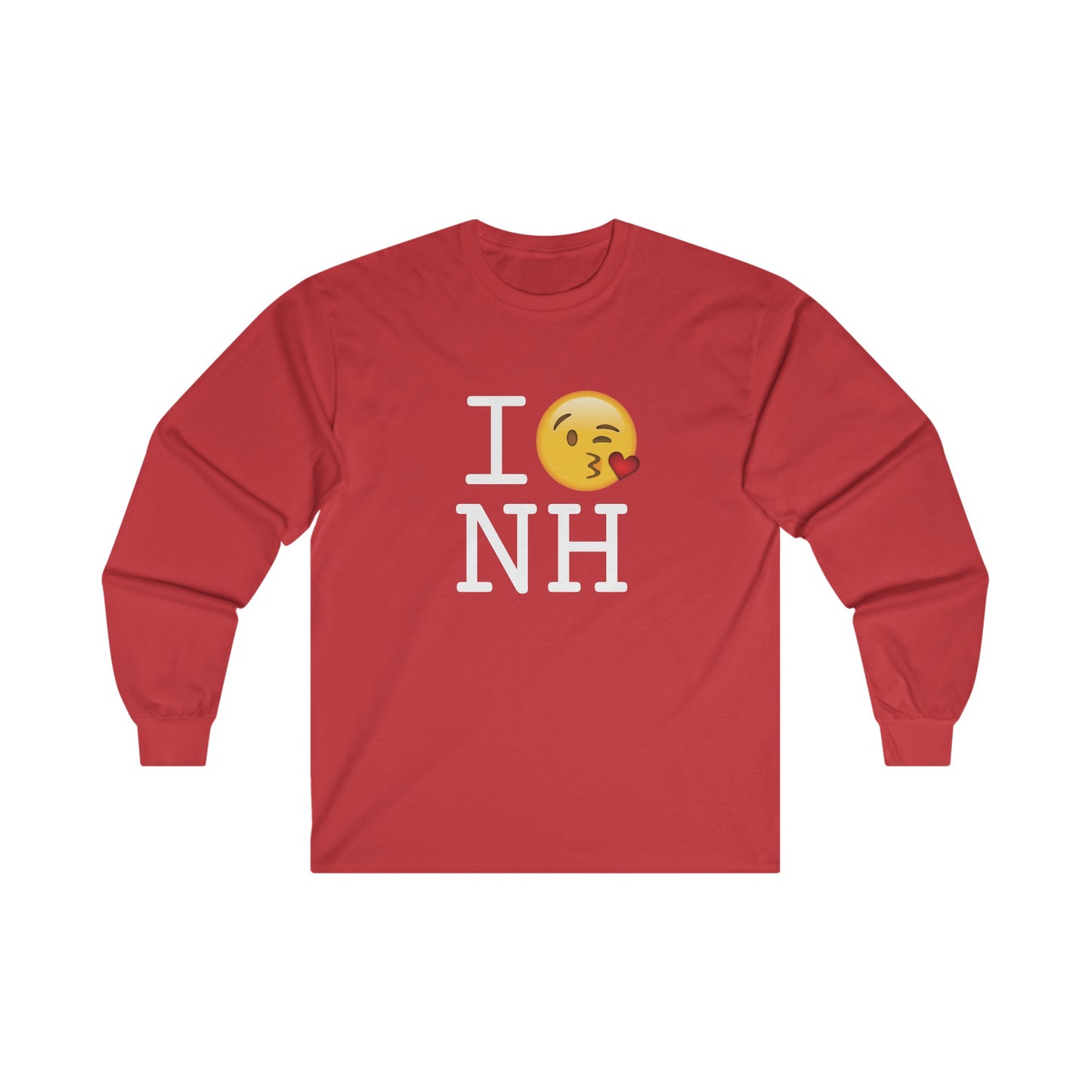 "I Blow a Kiss at New Hampshire" Long Sleeve Shirt