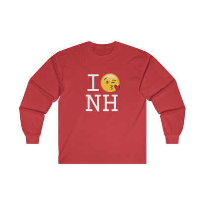 "I Blow a Kiss at New Hampshire" Long Sleeve Shirt