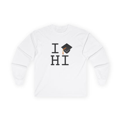 "I Graduate Hawaii" Long Sleeve Shirt