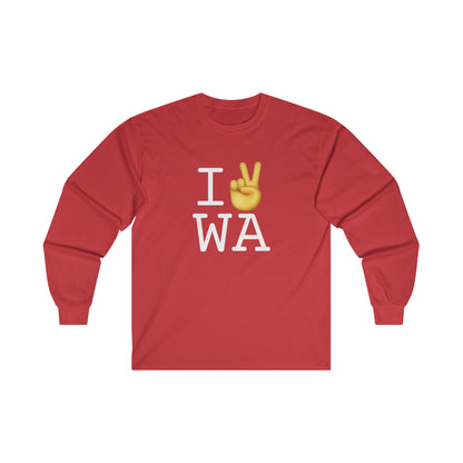 "I Show Peace to Washington" Long Sleeve Shirt