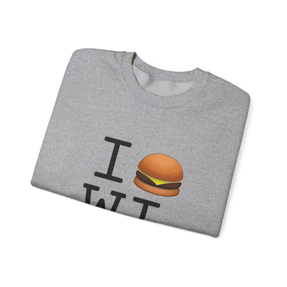 "I Cheeseburger Wisconsin" Sweatshirt