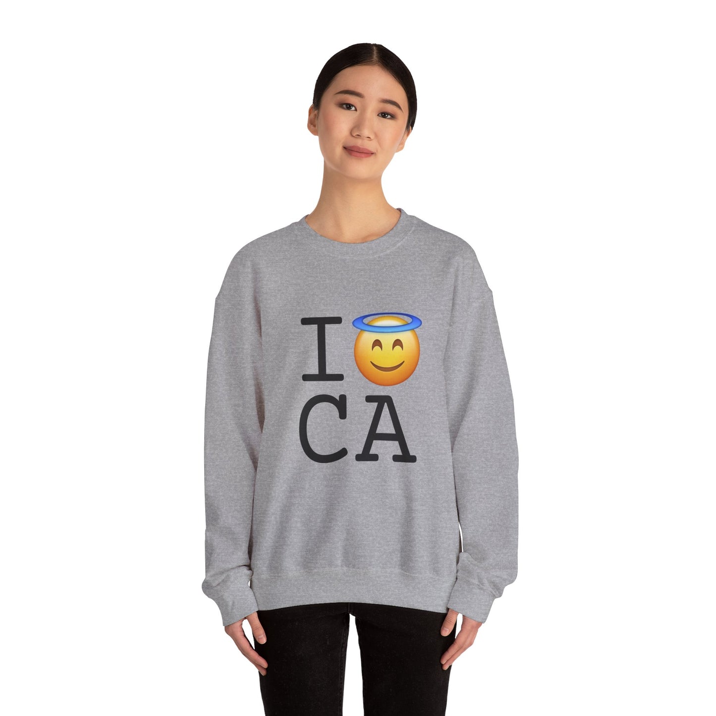 "I'm an Angel in California" Sweatshirt