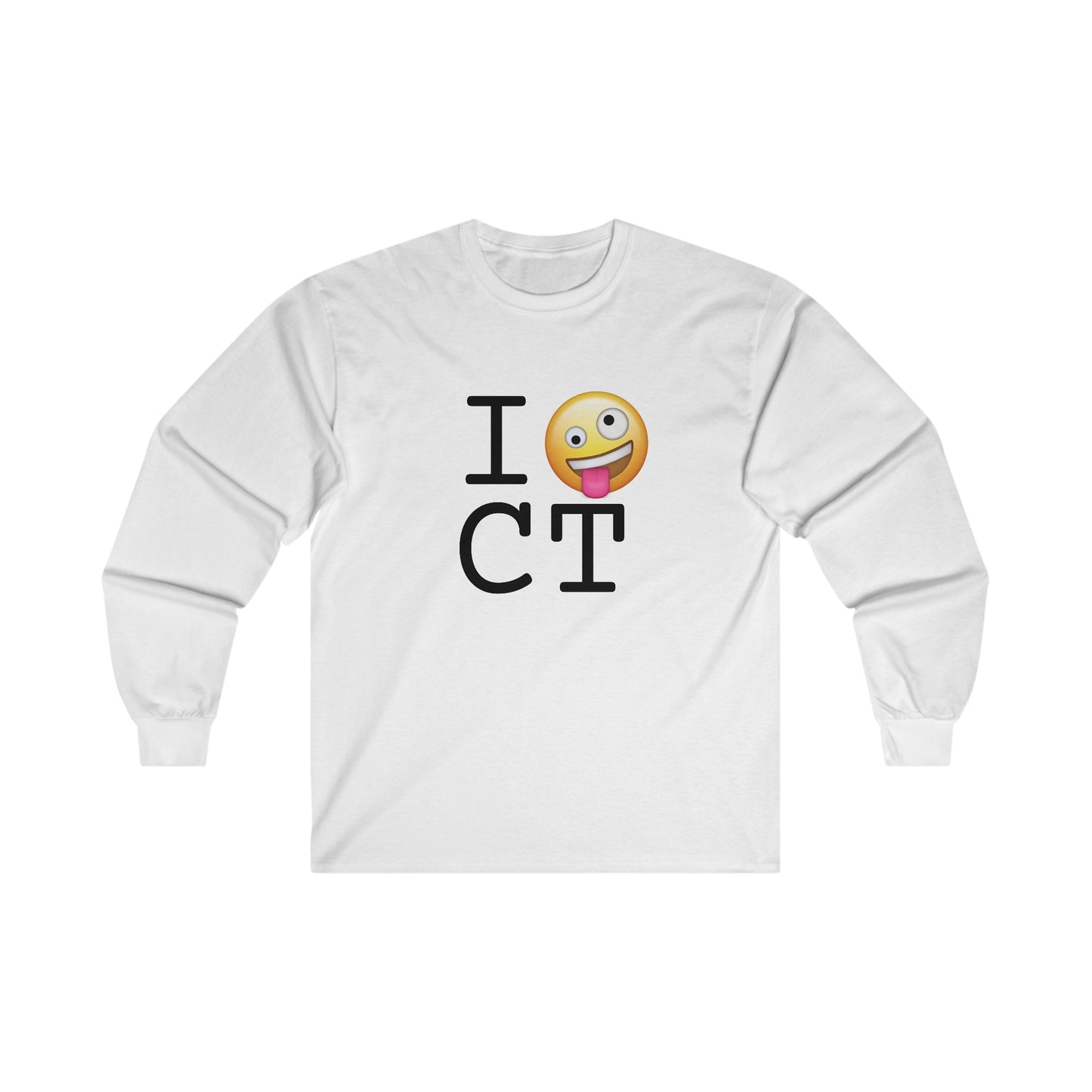 "I'm Crazy about Connecticut" Long Sleeve Shirt