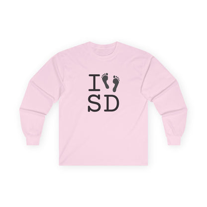 "I leave Footsteps in South Dakota" Long Sleeve Shirt