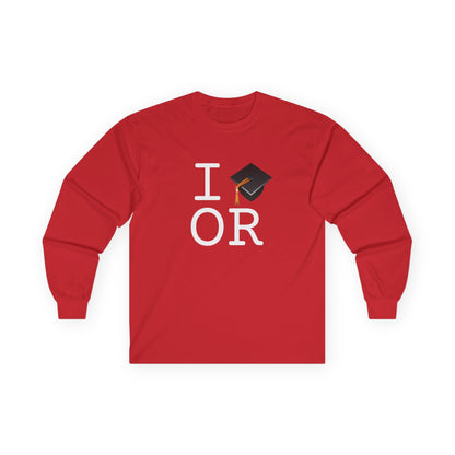 "I Graduate Oregon" Long Sleeve Shirt